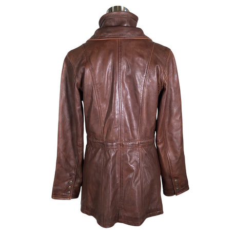 Unisex Orvis - Leather jacket, size 36 - Black (2)