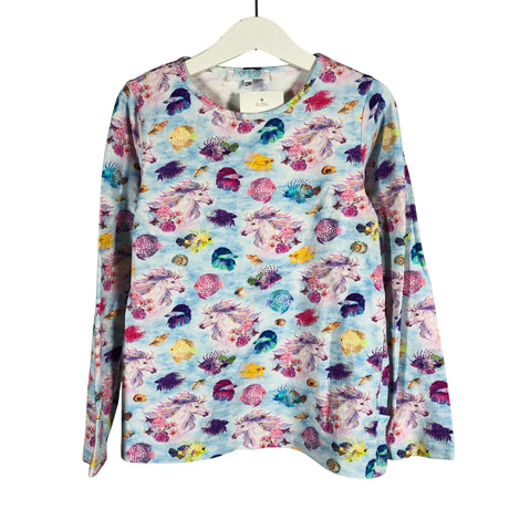 Unisex Pop & Co Helsinki - Tricot shirt, size 122 - 128 - Light blue ()