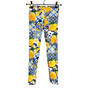 Unisex Pop & Co Helsinki - Leggings, size 116 - 122 - Yellow (1)