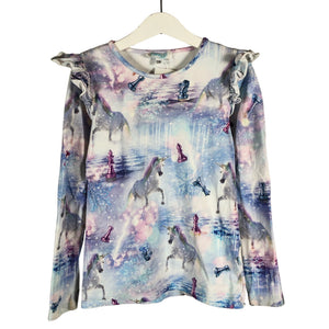 Unisex Pop & Co Helsinki - Tricot shirt, size 122 - 128 - Light blue (1)
