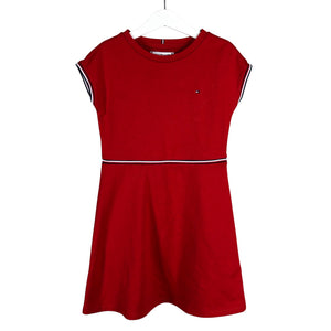 Unisex Tommy Hilfiger - Tricot dress, size 122 - 128 - Red (1)