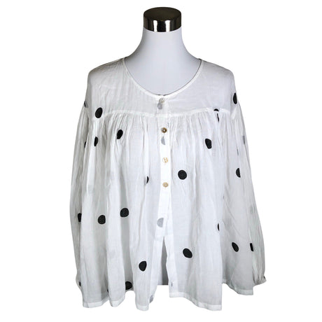 Unisex Bohéme - Blouse, size 40 - White ()