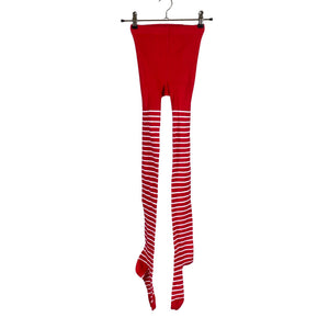 Unisex Polarn O. Pyret - Stockings, thick, size 146 - 152 - Red (1)