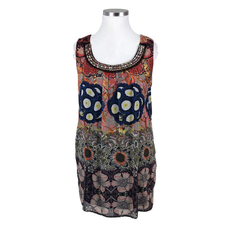 Unisex Desigual - Schiffon dress, size 44 - Beige ()