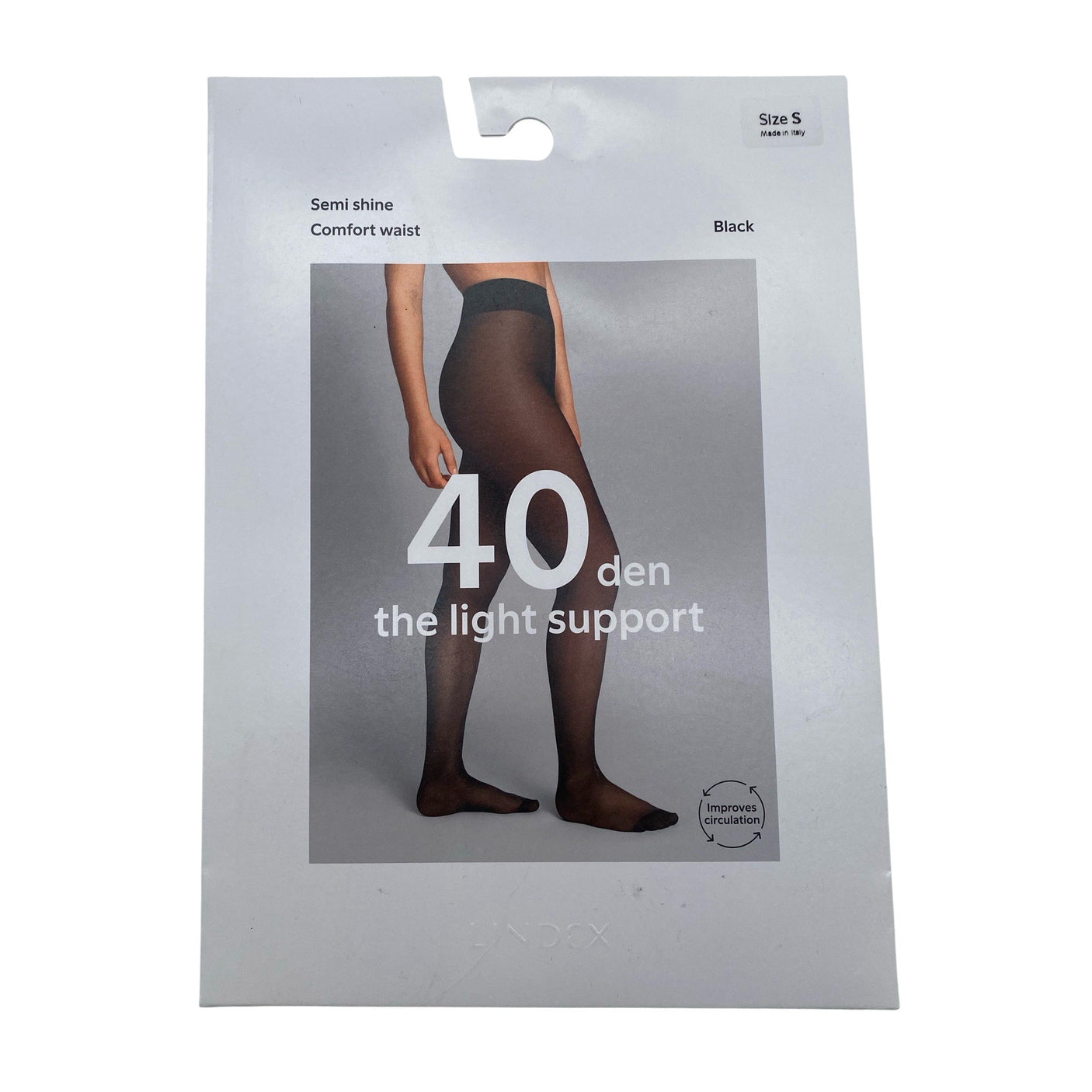Unisex Lindex - Stockings, thin, size 36 - Black (1)