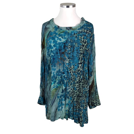 Unisex Ulla Popken - Blouse, size 54 - Blue ()