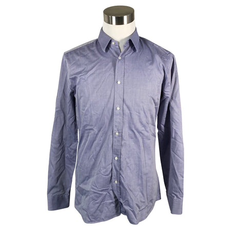 Unisex Hugo Boss - Collared shirt, size L - Blue ()