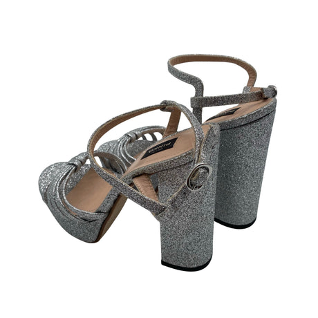 Unisex Pinko - Evening high heels, size 36 - Silver (2)