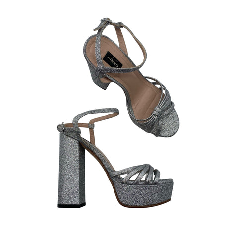 Unisex Pinko - Evening high heels, size 36 - Silver ()