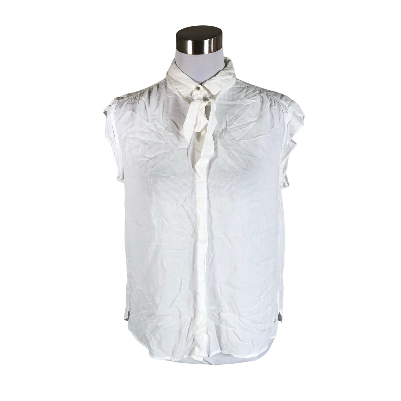 Unisex Tommy Hilfiger - Short-sleeved blouse, size 38 - White (1)