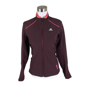 Unisex Adidas - Sports jacket, size 34 - Wine red (1)