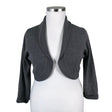 Unisex Per Una - Knit bolero jacket, size 42 - Gray ()