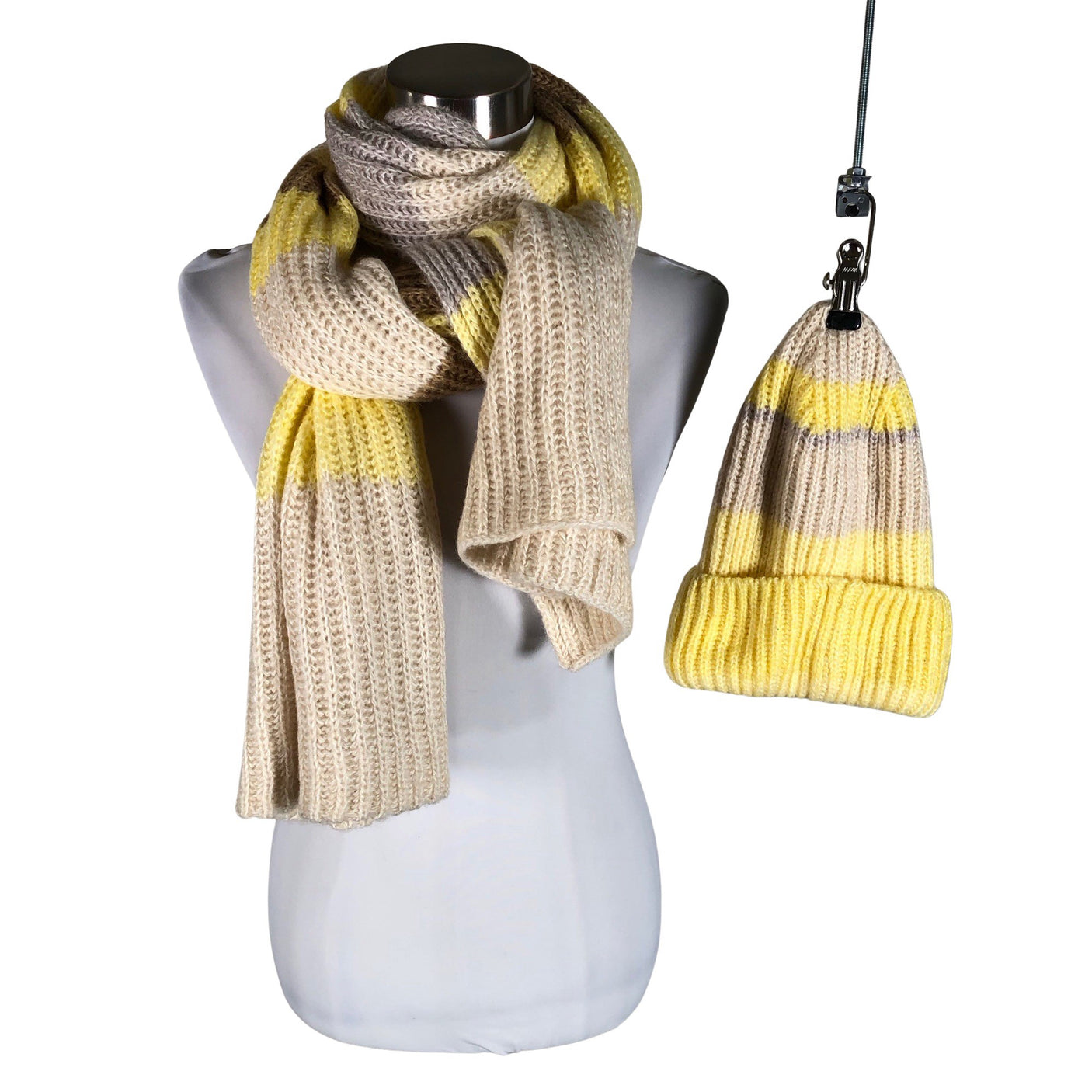 Unisex Esprit - Winter beanie, size 58 - 60 cm - Yellow (1)