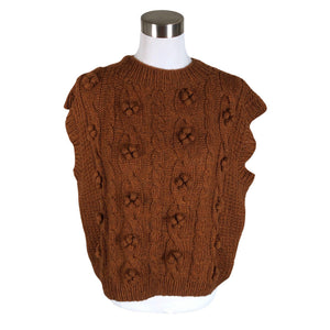 Unisex Handmade - Sweater, size 40 - Brown (1)