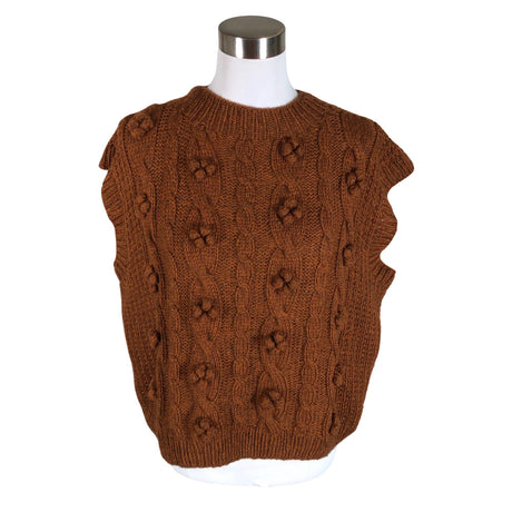 Unisex Handmade - Sweater, size 40 - Brown ()