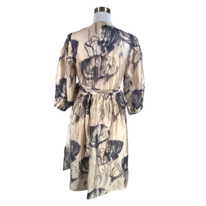 Unisex Second Female - Schiffon dress, size 36 - Beige (2)