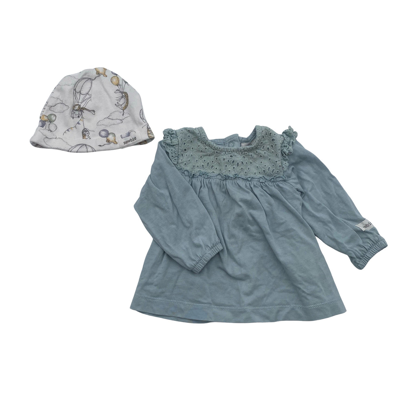 Unisex Newbie - Tricot shirt, size 56 - 62 - Light pink (1)