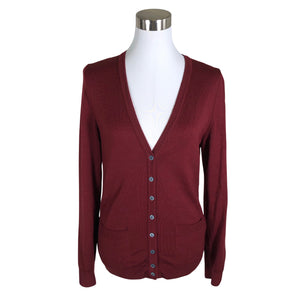 Unisex Peter Hahn - Cardigan, size 38 - Wine red (1)