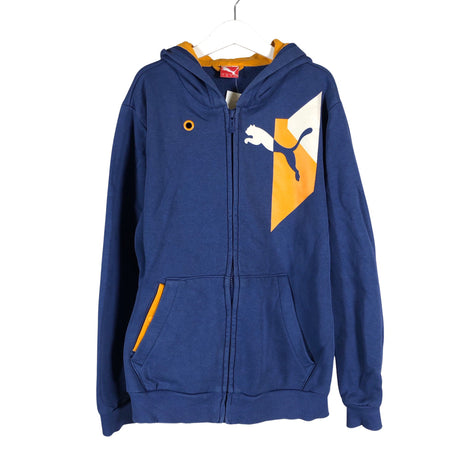 Unisex Puma - Hoodie, size 146 - 152 - Blue ()