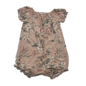 Unisex Newbie - Short overalls, size 74 - 80 - Light pink (1)
