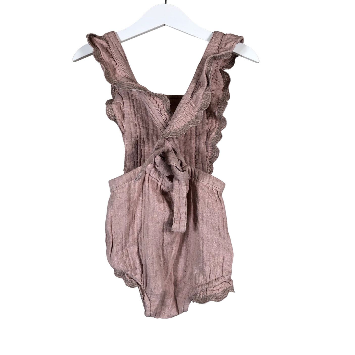 Unisex Jamie Kay - Short overalls, size 86 - 92 - Beige (2)