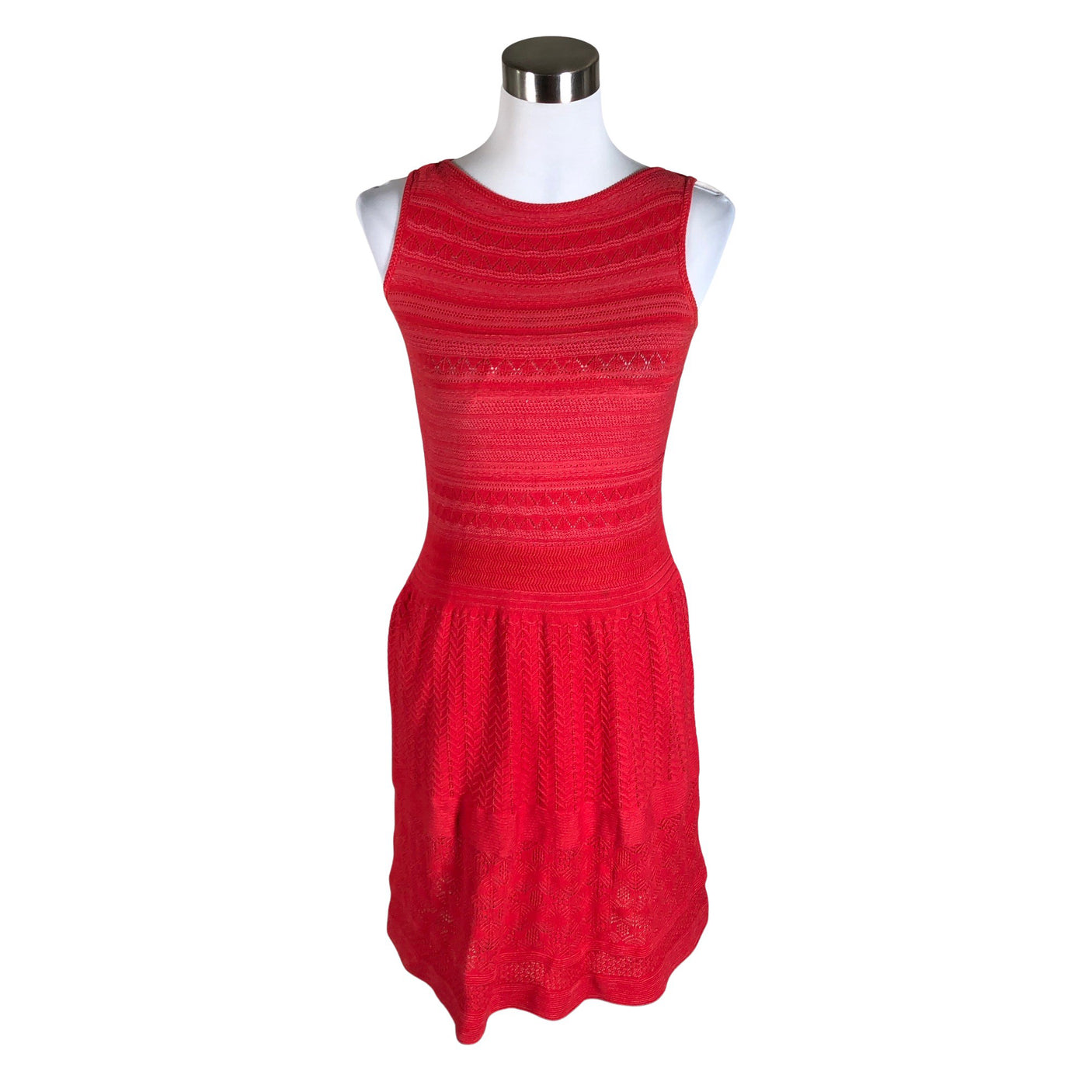 Unisex Lauren Ralph Lauren - Knit dress, size 36 - Red (1)