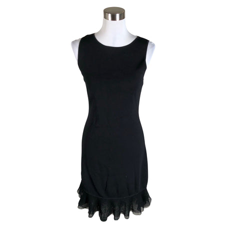 Unisex Theory - Tricot dress, size 38 - Black ()