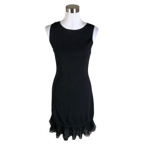 Unisex Theory - Tricot dress, size 38 - Black (1)