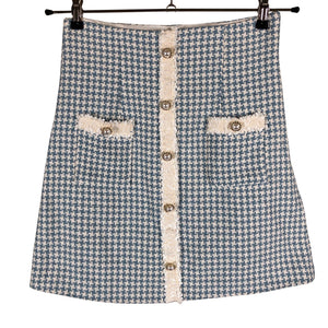 Unisex Pomelo - Pencil skirt, size 36 - Light blue (1)