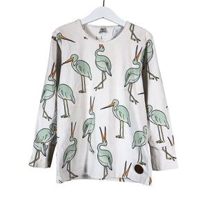 Unisex Blaa - Tricot shirt, size 122 - 128 - Natural white (1)