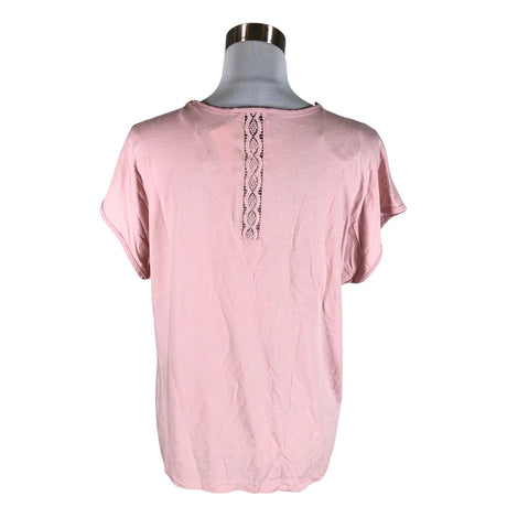 Unisex Esprit - Short-sleeved blouse, size 40 - Light pink (2)