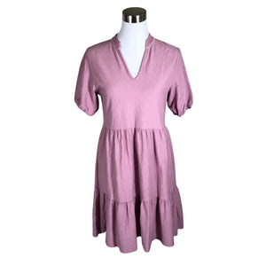 Unisex NOSH - Tricot dress, size 34 - Light pink (1)