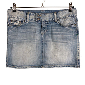 Unisex Benetton - Denim skirt, size 40 - Light blue (1)