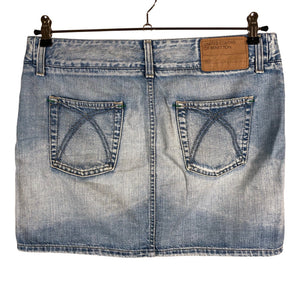 Unisex Benetton - Denim skirt, size 40 - Light blue (2)