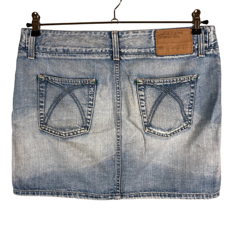 Unisex Benetton - Denim skirt, size 40 - Light blue (2)