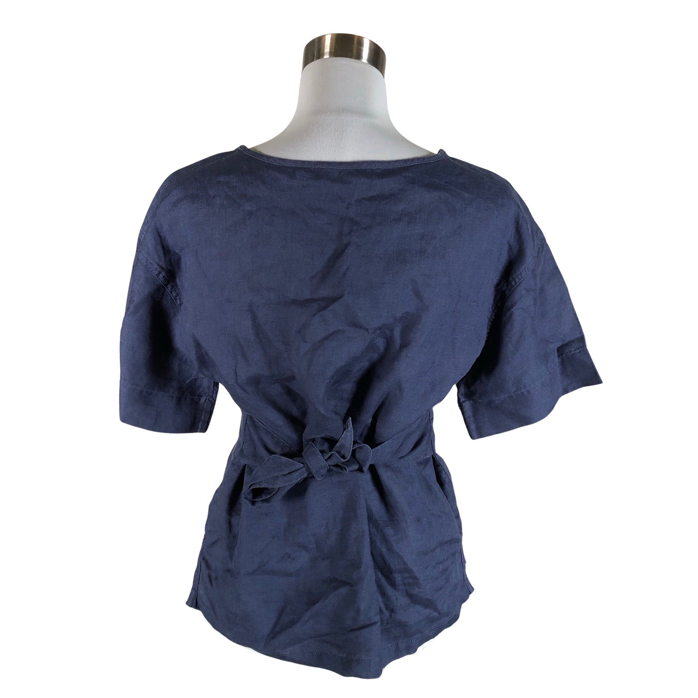 Unisex Marks&Spencer - Short-sleeved blouse, size 36 - Blue (2)
