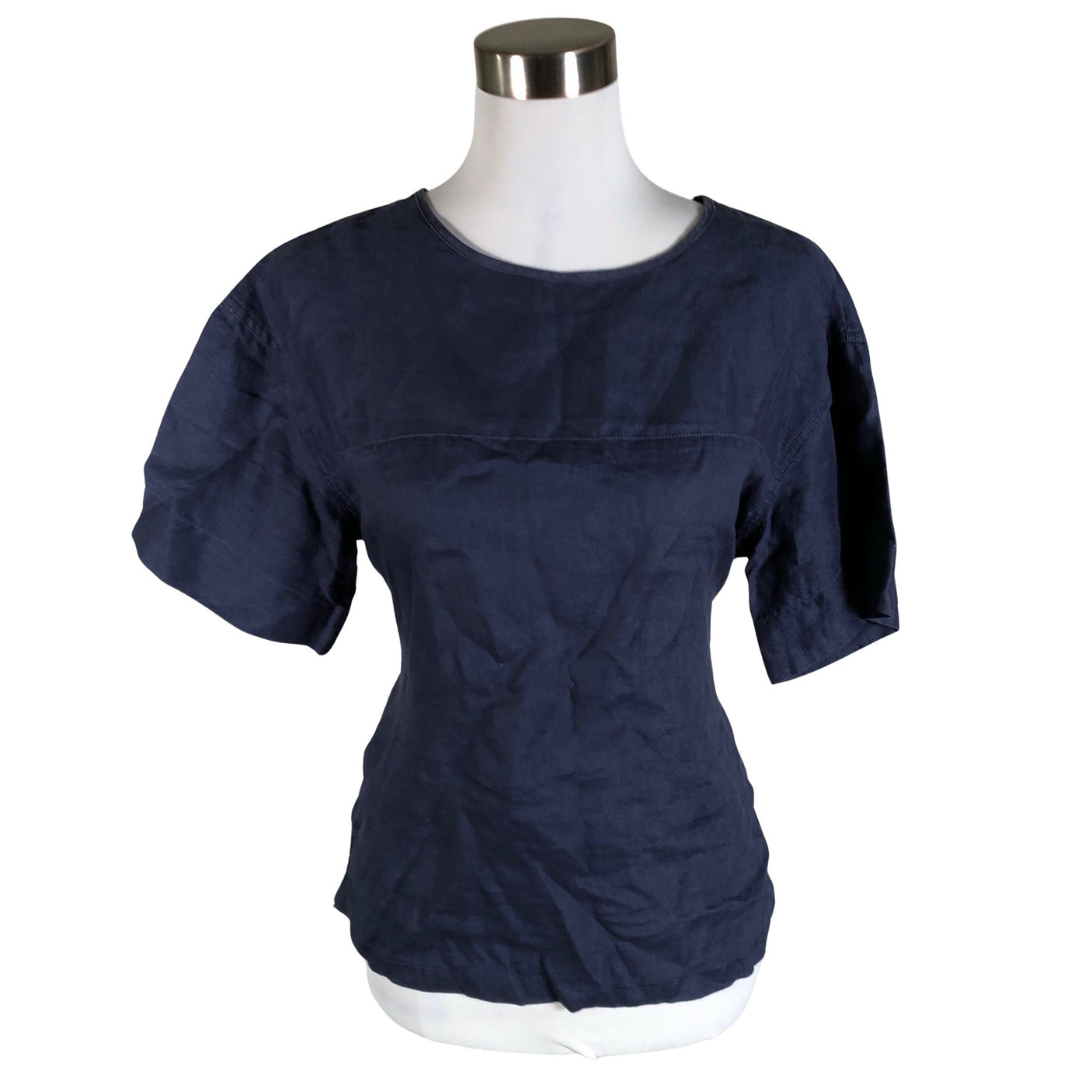 Unisex Marks&Spencer - Short-sleeved blouse, size 36 - Blue (1)