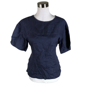 Unisex Marks&Spencer - Short-sleeved blouse, size 36 - Blue (1)