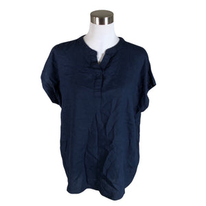 Unisex Fransa - Short-sleeved blouse, size 40 - Blue (1)