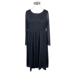 Unisex Junarose - Schiffon dress, size 44 - Blue (1)