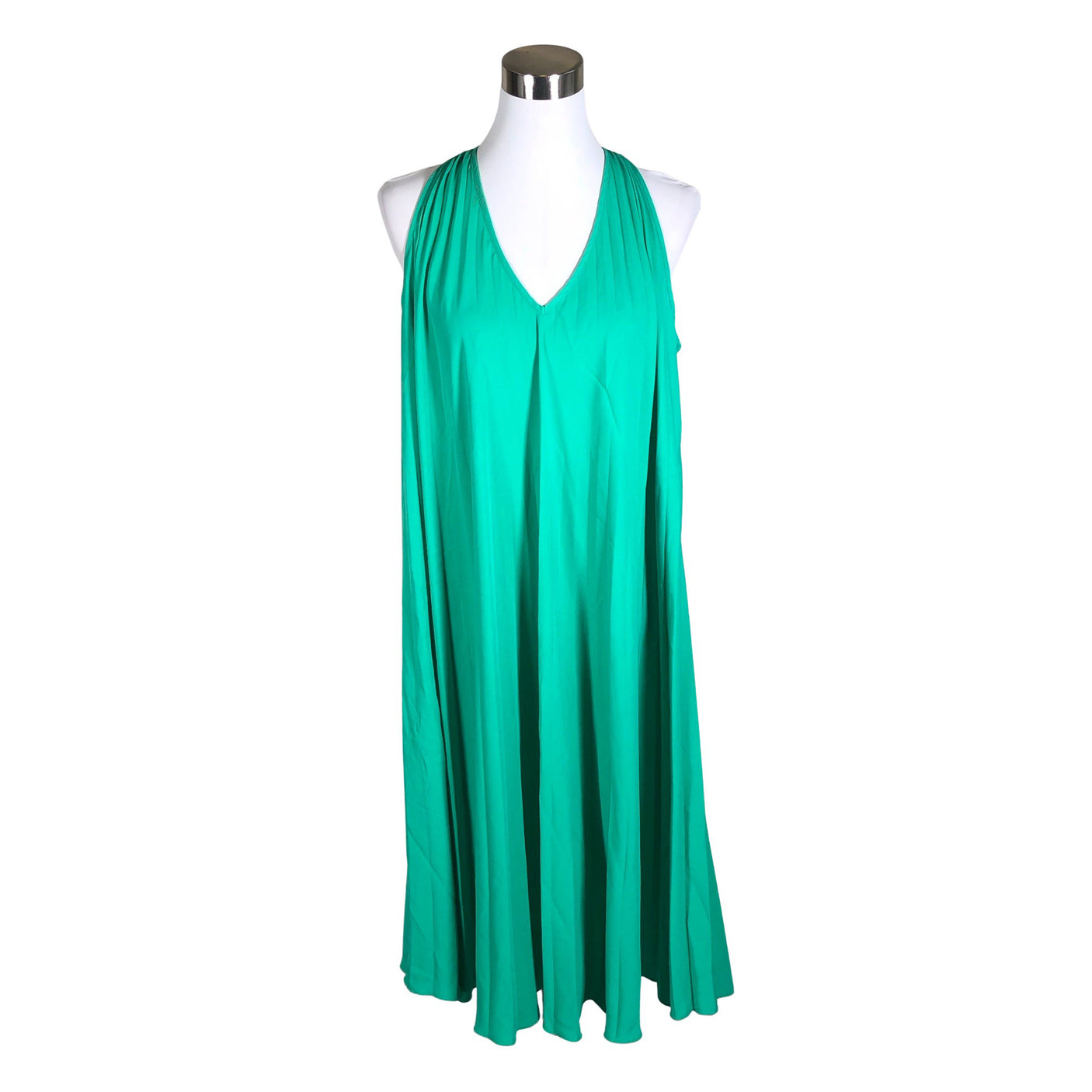 Unisex Lindex - Schiffon dress, size 40 - Green (1)