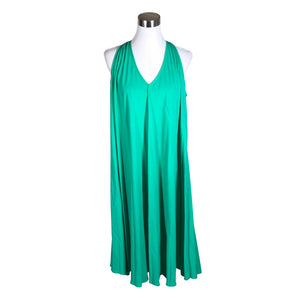 Unisex Lindex - Schiffon dress, size 40 - Green (1)