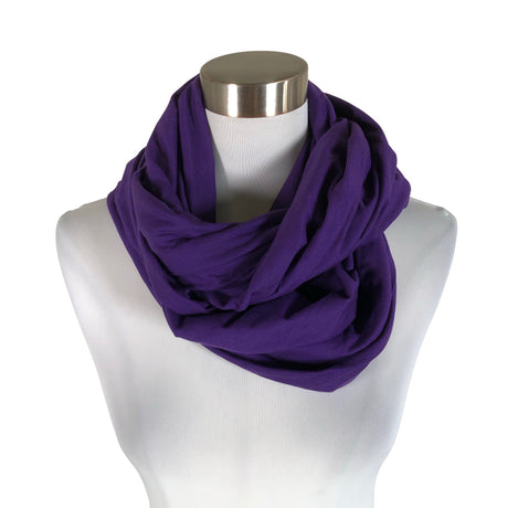 Unisex Second Chance - Circle scarf, size Midi - Violet ()