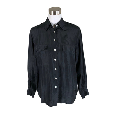 Unisex Stockmann Silk - Blouse, size 38 - Black ()