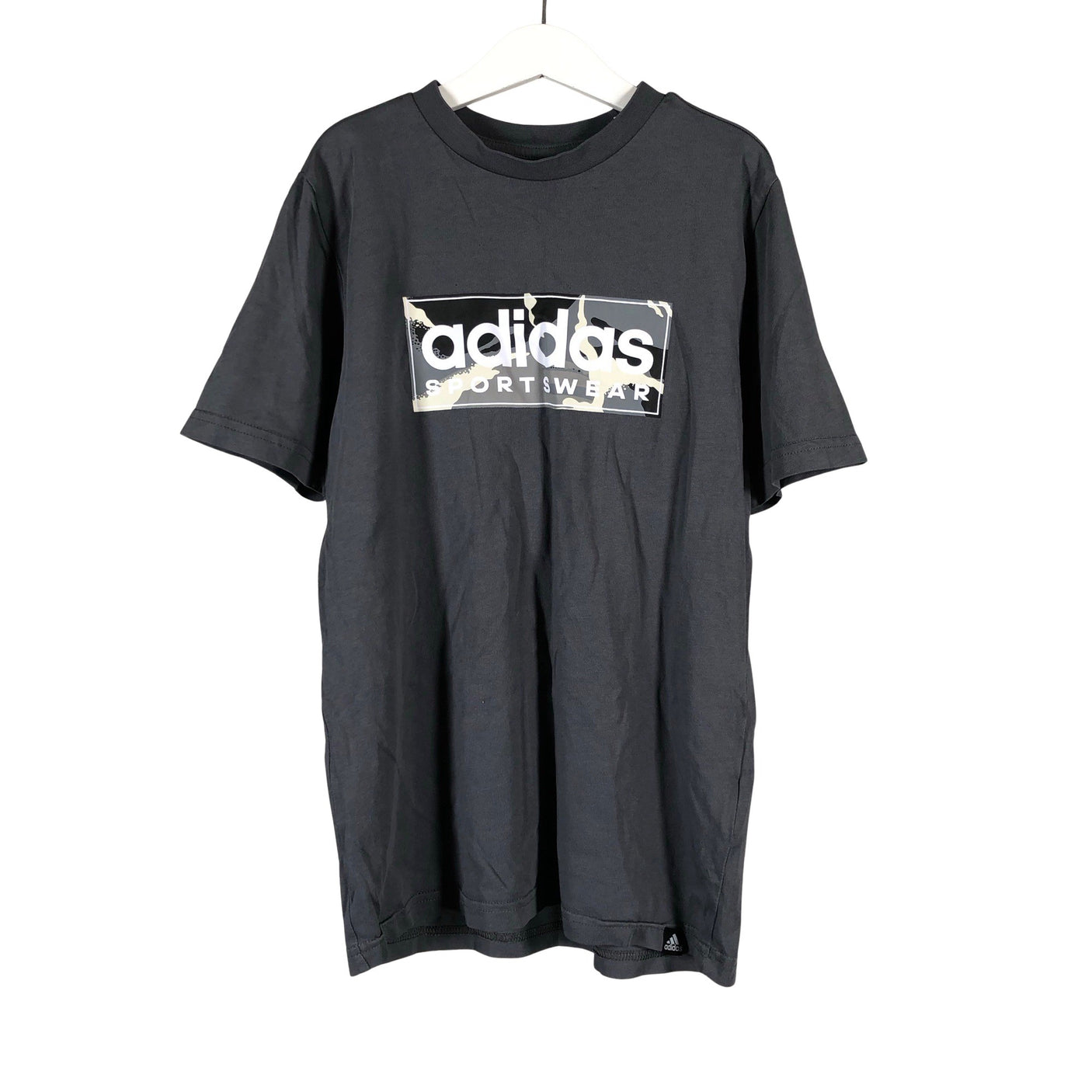 Unisex Adidas - T-shirt, size 146 - 152 - Gray (1)