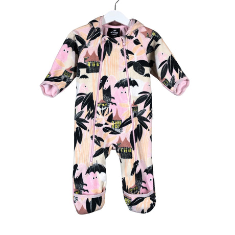 Unisex Reima - Fleece overall, size 62 - 68 - Light pink ()