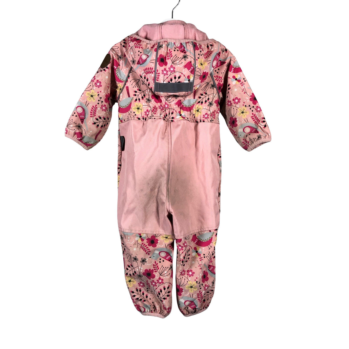 Unisex Jonathan - Soft shell jumpsuit, size 74 - 80 - Light pink (2)