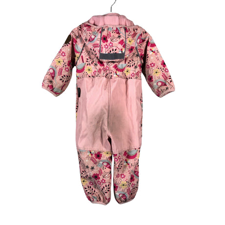 Unisex Jonathan - Soft shell jumpsuit, size 74 - 80 - Light pink (2)