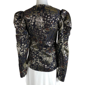 Unisex by Malene Birger - Party shirt, size 34 - Blue (2)