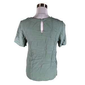 Unisex Samsoe&Samsoe - Short-sleeved blouse, size 36 - Green (2)